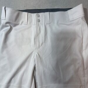 Mizuno Softball Pants Women XL Gray Performance Double Knee Athletic Sport